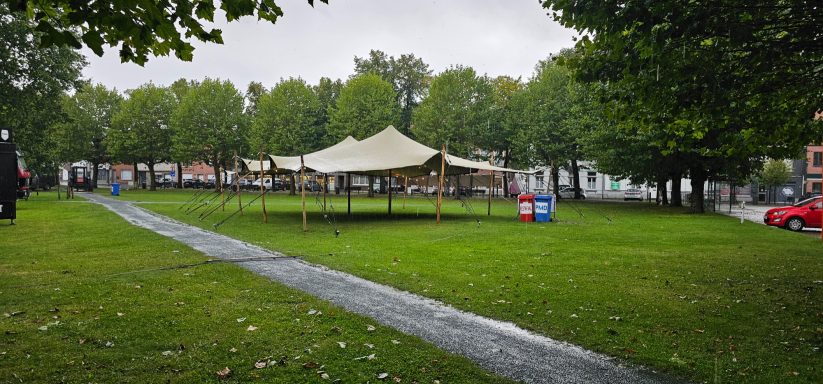 stretchtent verhuur Oost-Vlaanderen