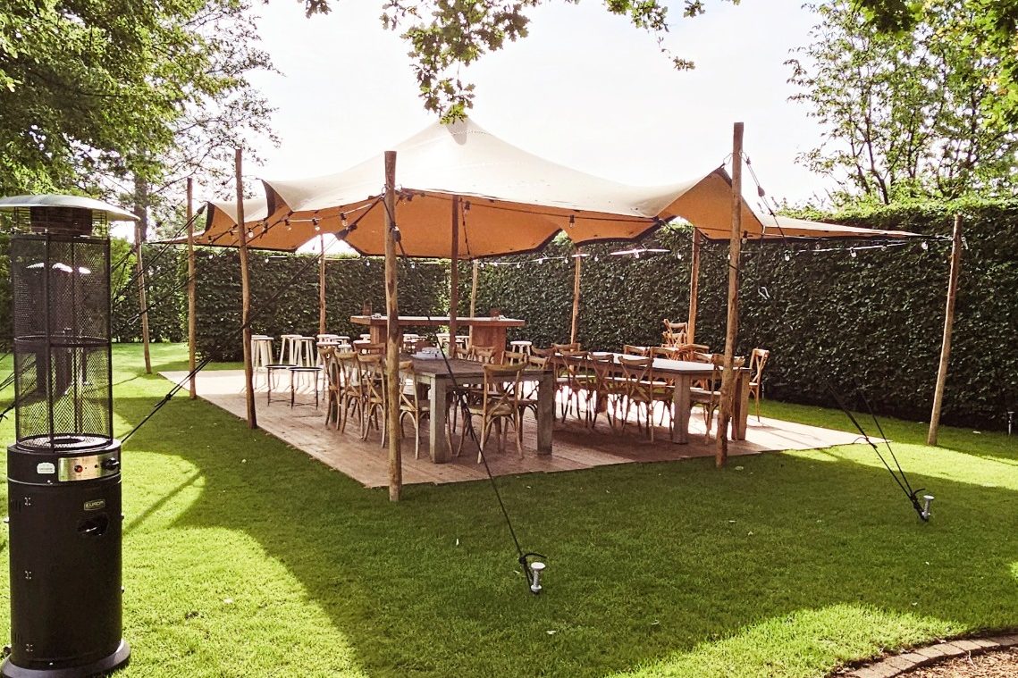 stretchtent huren Oost Vlaanderen Sinaai